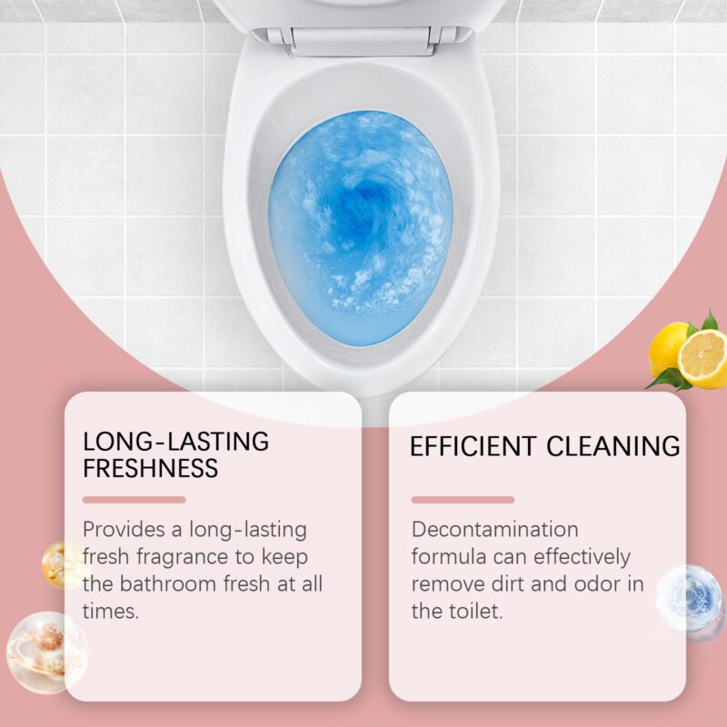 Jue-Fish Long-Lasting Toilet Cleaning Block | Odor Remover, Urine Stain Cleaner - Image 4