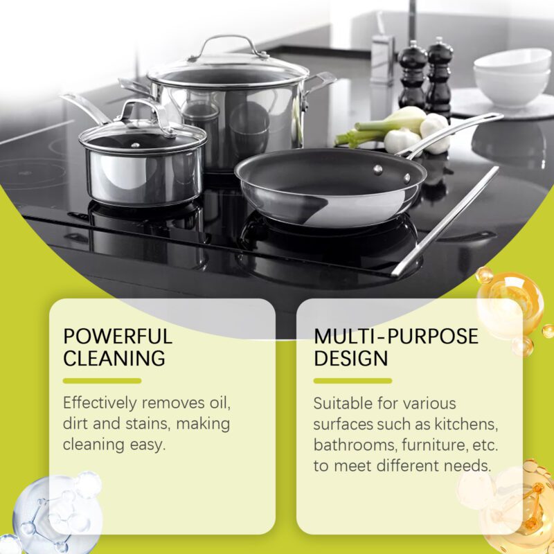Jue-Fish Multi-Purpose Cleaning Paste: Kitchen Bathroom Furniture Safe Long-Lasting Household Cleaner - Image 4