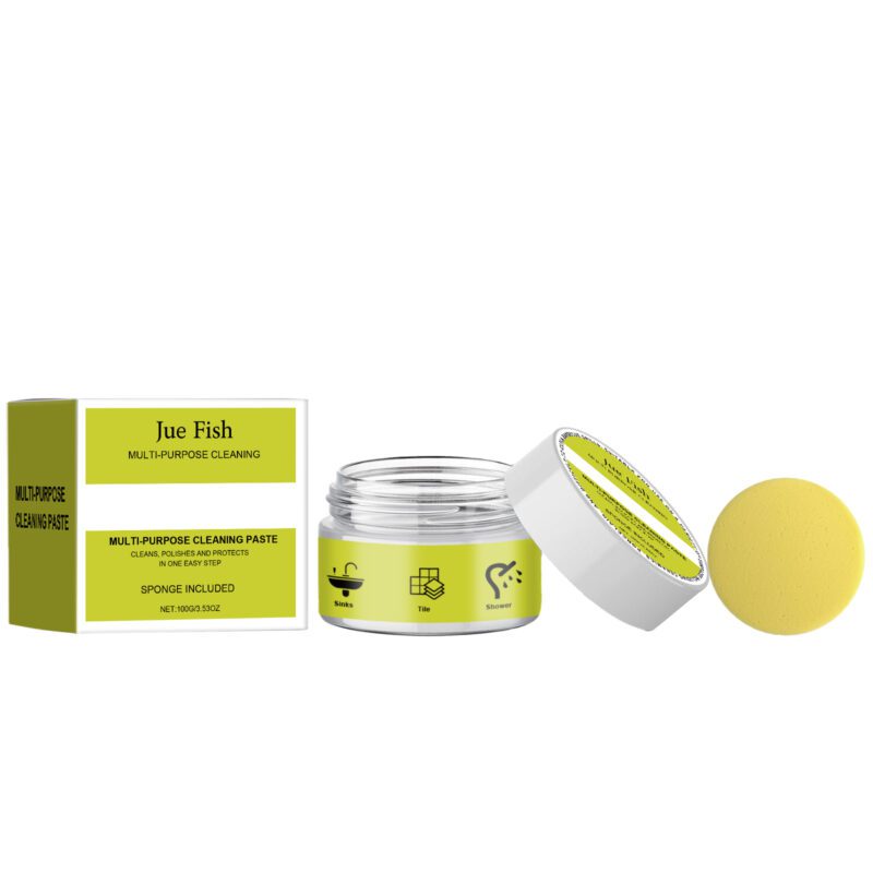 Jue-Fish Multi-Purpose Cleaning Paste: Kitchen Bathroom Furniture Safe Long-Lasting Household Cleaner