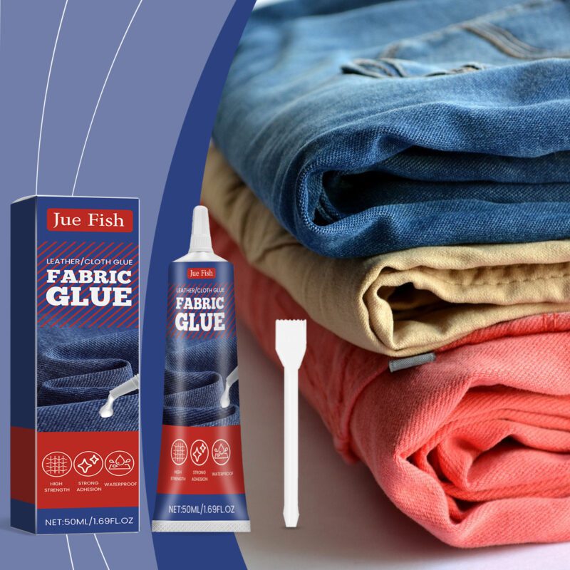 Jue-Fish Multi-Purpose Fabric Glue: Long-Lasting Household Repair for Clothes, Leather & Insole - Image 2