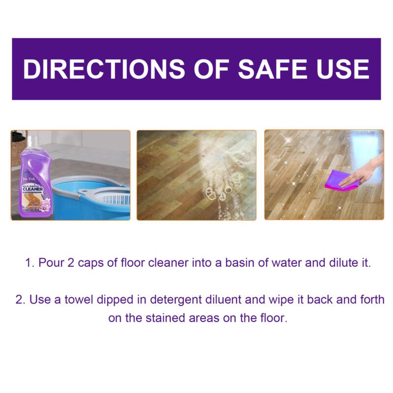 Jue-Fish Multi-Purpose Floor Cleaner: Kitchen Bathroom Household Cleaning, Long-Lasting & Safe - Image 6