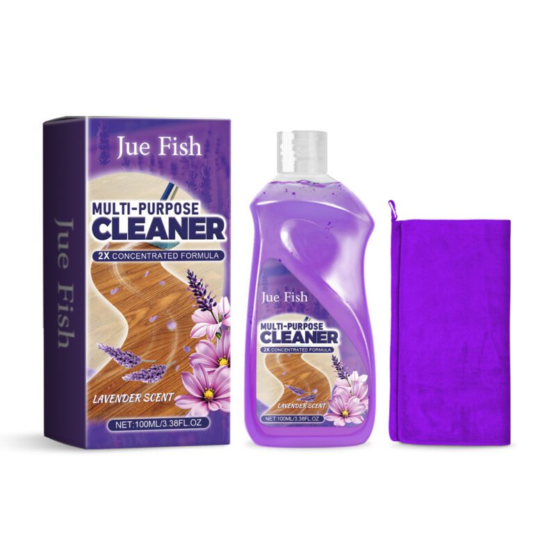 Jue-Fish Multi-Purpose Floor Cleaner: Kitchen Bathroom Household Cleaning, Long-Lasting & Safe
