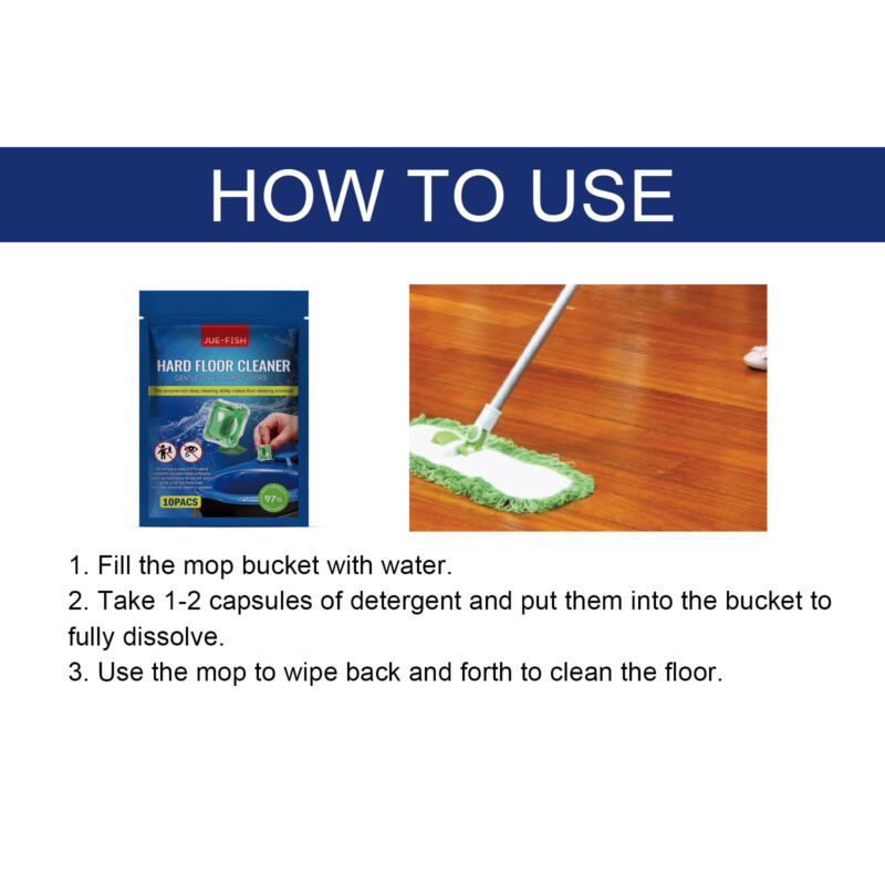 Jue-Fish Multi-Purpose Hard Floor Cleaner: Long-Lasting, Surface-Safe Polish - Image 6