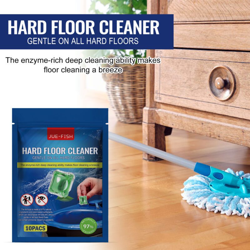Jue-Fish Multi-Purpose Hard Floor Cleaner: Long-Lasting, Surface-Safe Polish