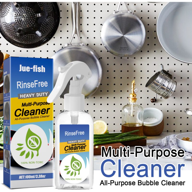 Jue-Fish Multi-Purpose Household Cleaner: Kitchen Grease Remover, Surface-Safe, Long-Lasting - Image 2
