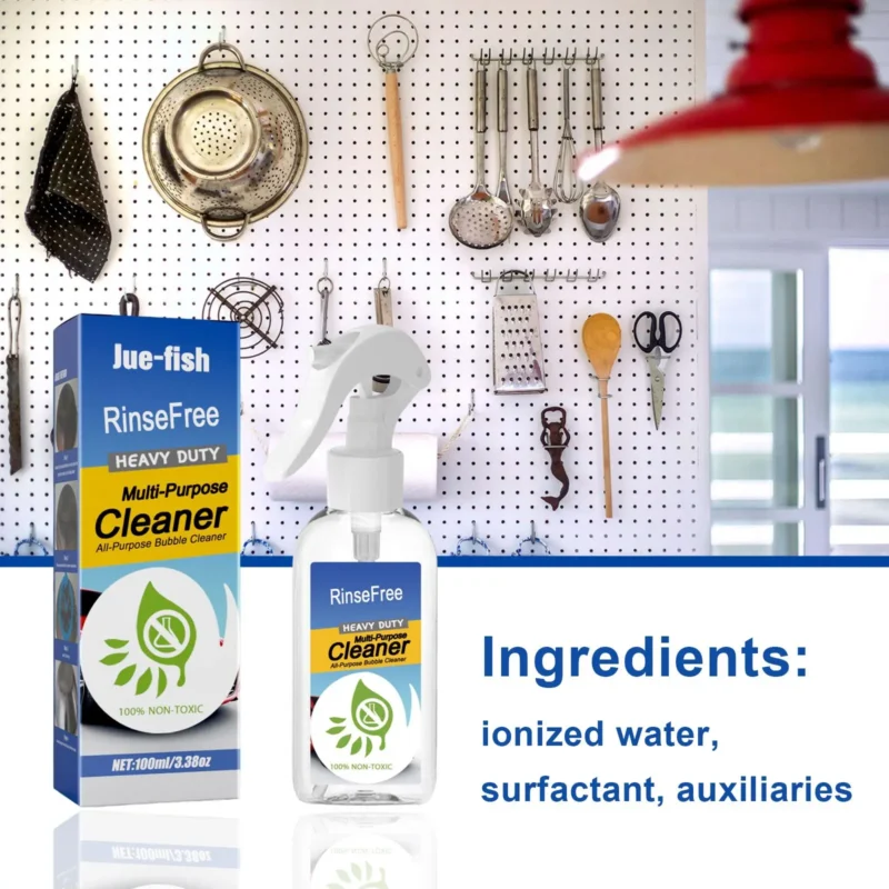 Jue-Fish Multi-Purpose Household Cleaner: Kitchen Grease Remover, Surface-Safe, Long-Lasting - Image 5