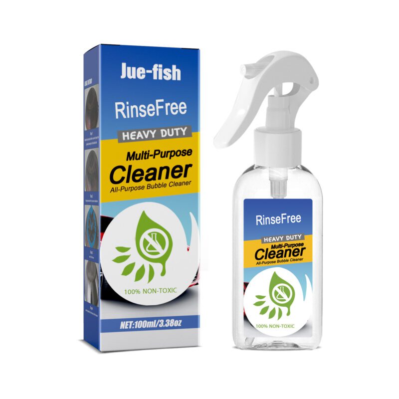 Jue-Fish Multi-Purpose Household Cleaner: Kitchen Grease Remover, Surface-Safe, Long-Lasting
