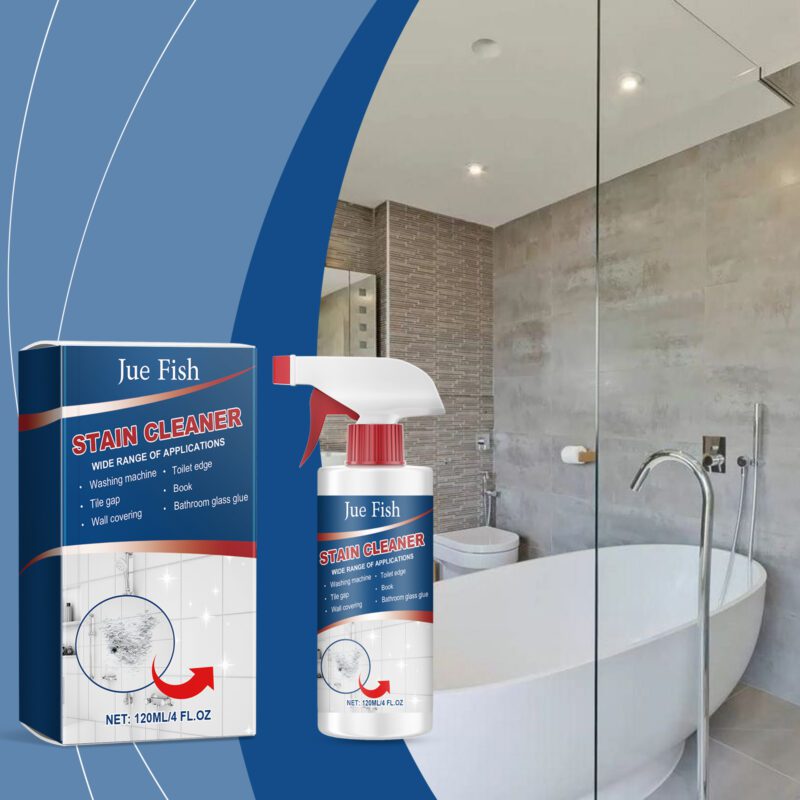 Jue-Fish Multi-Purpose Household Cleaner – Bathroom/Kitchen Stain Remover, Safe & Long-Lasting - Image 2