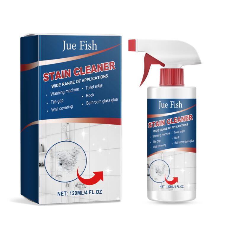 Jue-Fish Multi-Purpose Household Cleaner – Bathroom/Kitchen Stain Remover, Safe & Long-Lasting