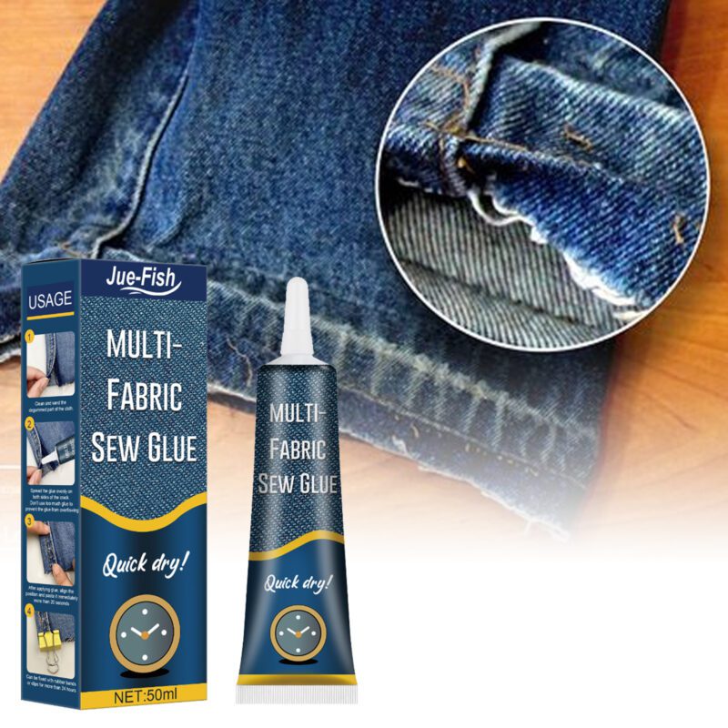 Jue-Fish Multi-Purpose Household Fabric Glue – Long-Lasting, Safe for Upholstery & Furniture Repair - Image 2