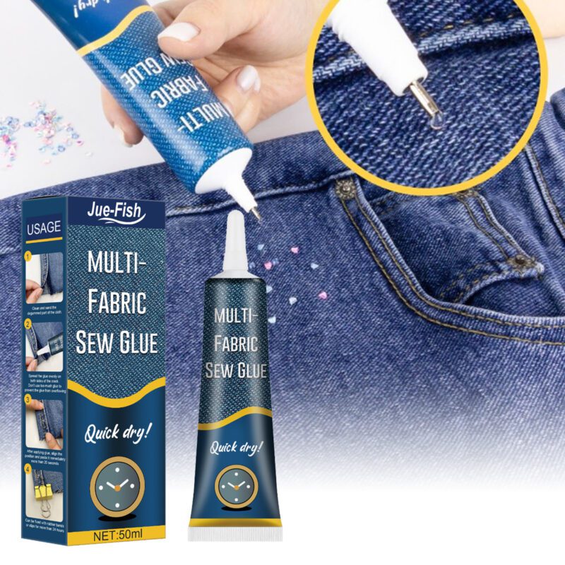 Jue-Fish Multi-Purpose Household Fabric Glue – Long-Lasting, Safe for Upholstery & Furniture Repair - Image 4