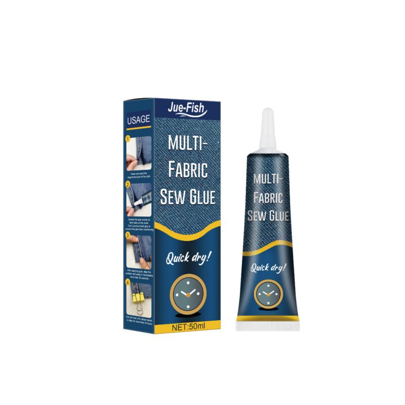 Jue-Fish Multi-Purpose Household Fabric Glue – Long-Lasting, Safe for Upholstery & Furniture Repair
