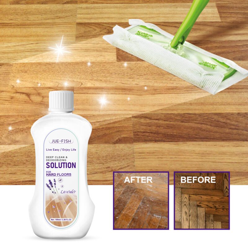 Jue-Fish Multi-Purpose Household Wood Floor Cleaner - Long-Lasting, Surface-Safe Polish - Image 2