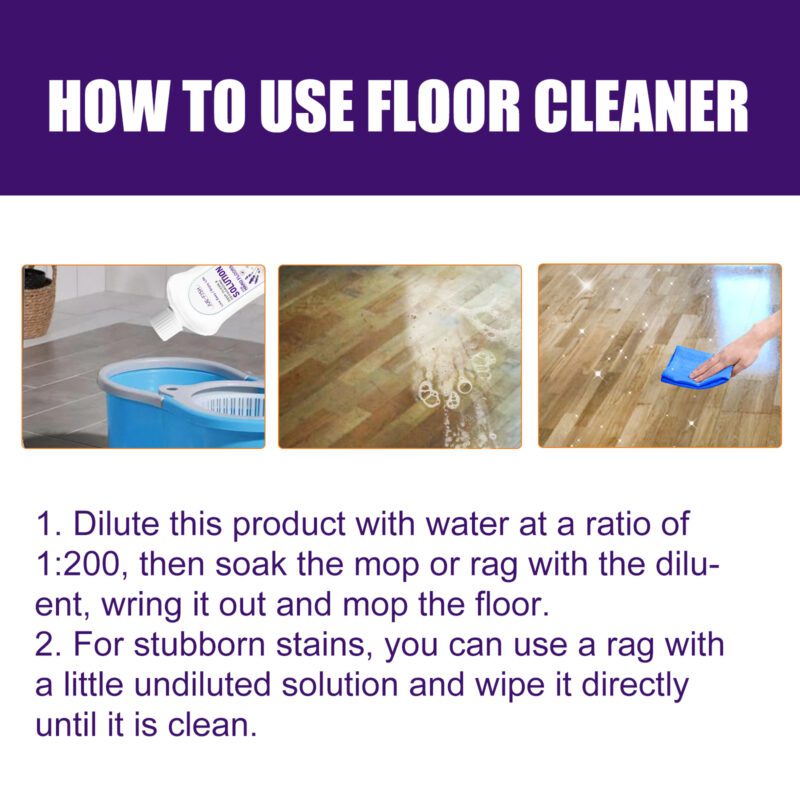 Jue-Fish Multi-Purpose Household Wood Floor Cleaner - Long-Lasting, Surface-Safe Polish - Image 6