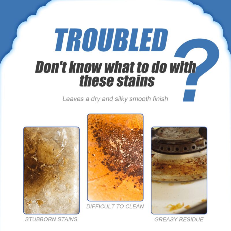 Jue-Fish Multi-Purpose Kitchen Foam Cleaner: Oil Stain Remover, Safe Surface Care - Image 3