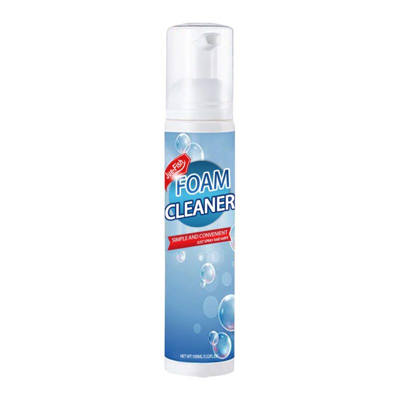 Jue-Fish Multi-Purpose Kitchen Foam Cleaner: Oil Stain Remover, Safe Surface Care