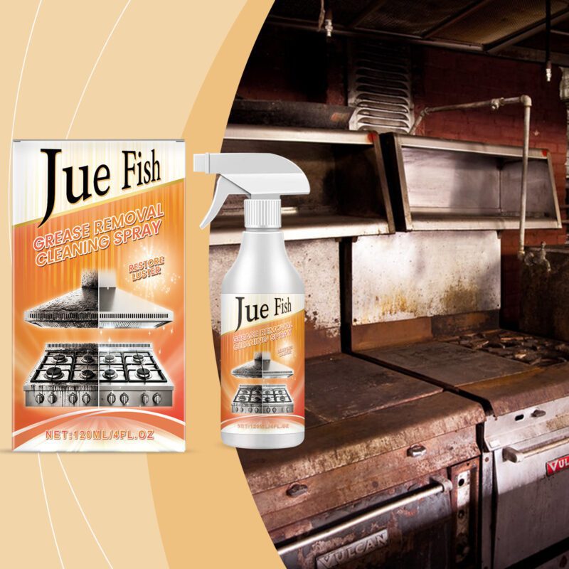 Jue-Fish Multi-Purpose Kitchen Grease Remover Spray | Safe, Long-Lasting Household Cleaner - Image 2