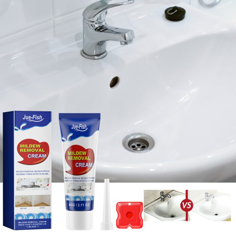 Jue-Fish Multi-Purpose Mildew Removal Cream – Surface-Safe Household Cleaner - Image 2