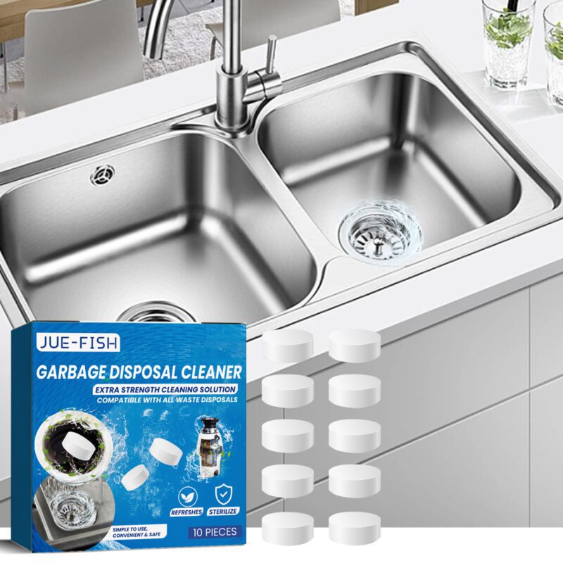 Jue-Fish Multi-Purpose Sink Cleaning Tablets: Kitchen Grease Removal & Pipe Care - Image 2
