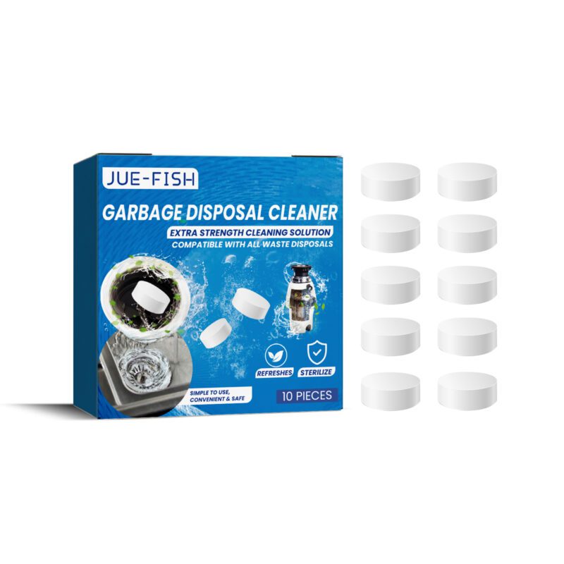 Jue-Fish Multi-Purpose Sink Cleaning Tablets: Kitchen Grease Removal & Pipe Care