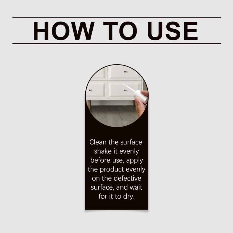 Jue-Fish Multi-Surface Repair Paint | Multi-Purpose, Long-Lasting Household Refinisher - Image 6