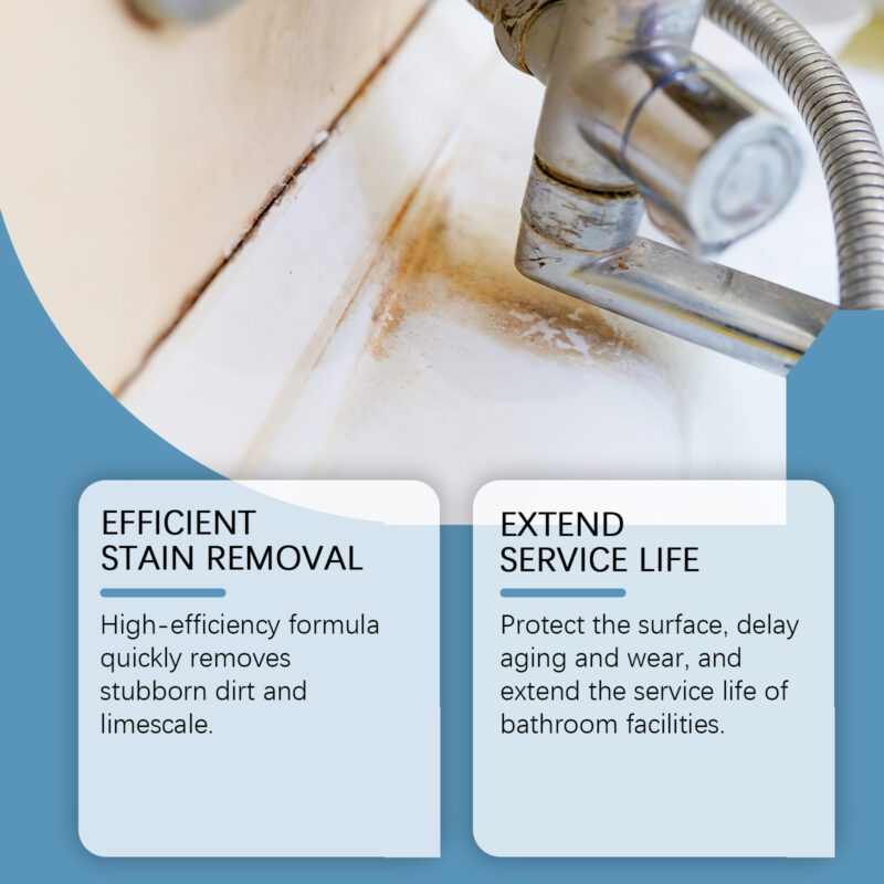 Jue-Fish Multipurpose Bathroom Cleaner – Safe, Long-Lasting Water Stain Remover - Image 3