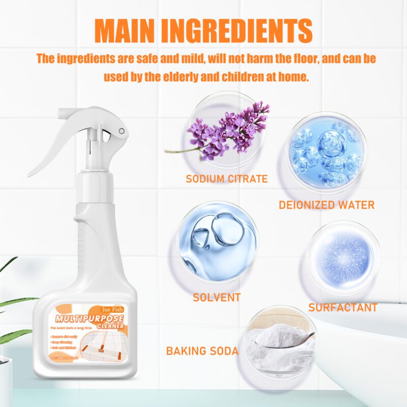 Jue-Fish Multipurpose Household Cleaner – Floor Polish, Furniture Protector, Surface-Safe - Image 5