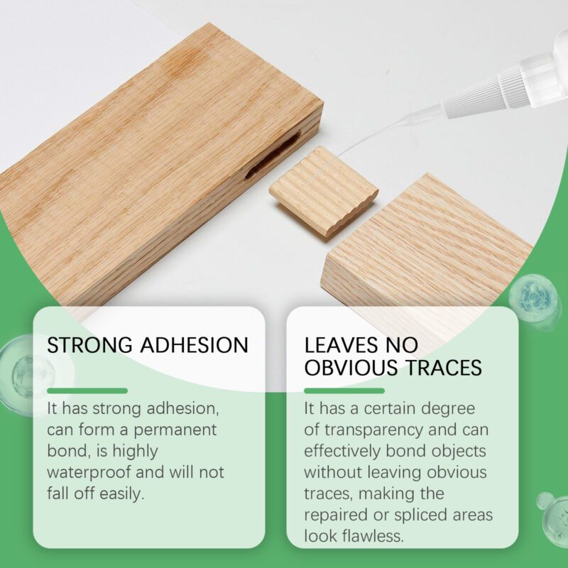 Jue-Fish Multipurpose Household Repair Glue - Waterproof, Surface-Safe, Long-Lasting Adhesive - Image 3