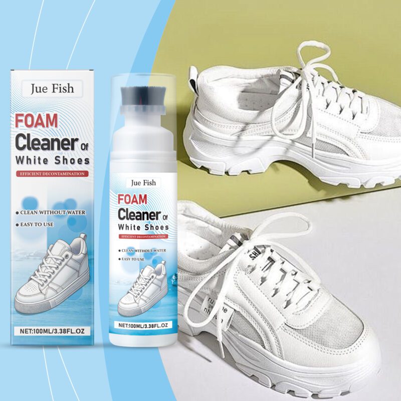 Jue-Fish Shoe Foam Cleaner: Surface-Safe, Long-Lasting Household Shoe Care - Image 2