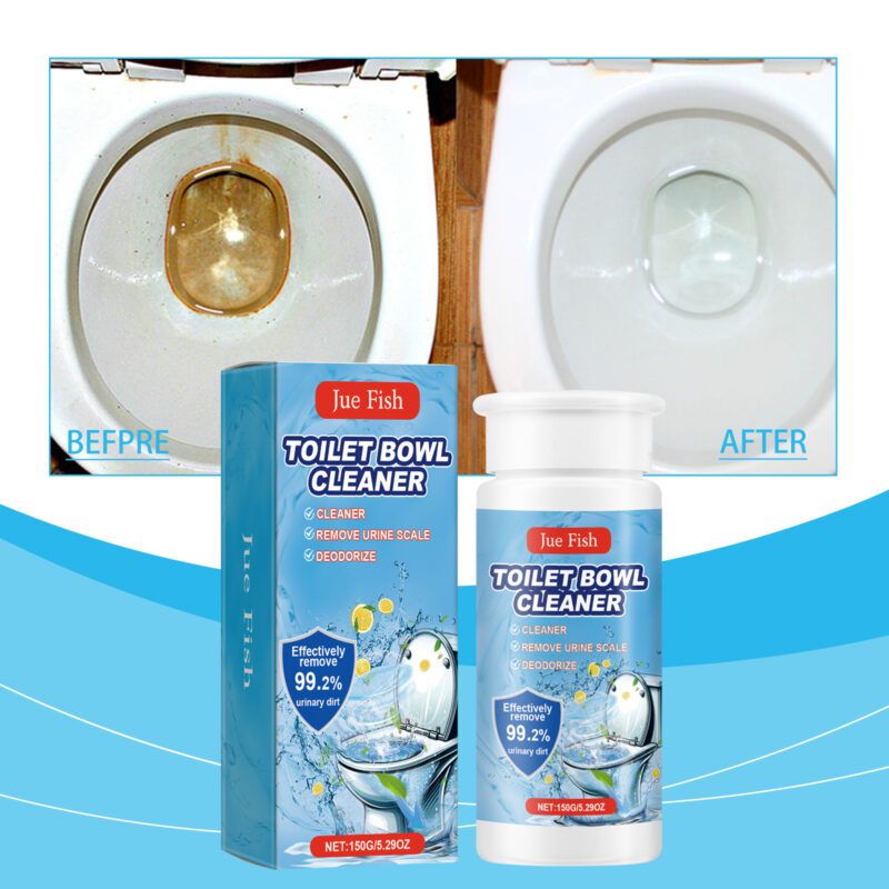 Jue-Fish Splash Foam Household Toilet Cleaner: Long-Lasting Urine Stain & Odor Remover - Image 2