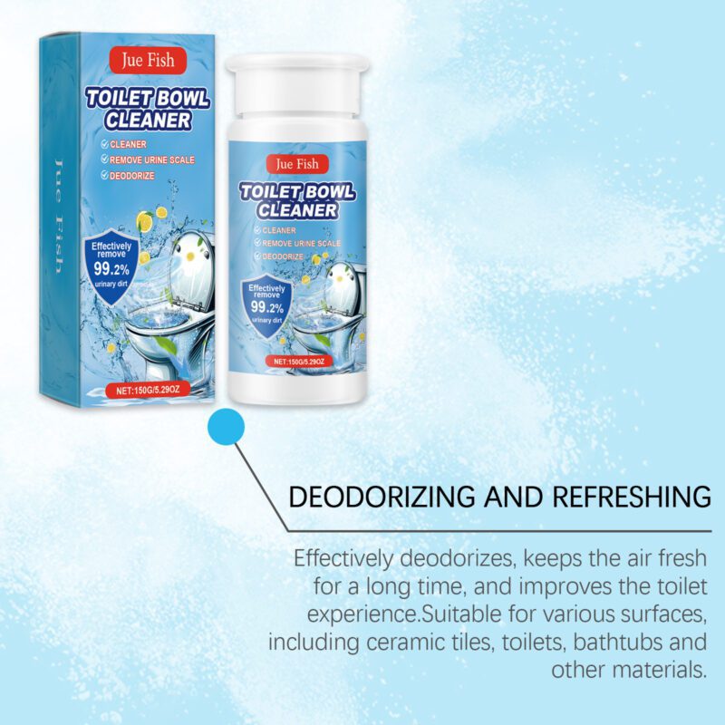 Jue-Fish Splash Foam Household Toilet Cleaner: Long-Lasting Urine Stain & Odor Remover - Image 3