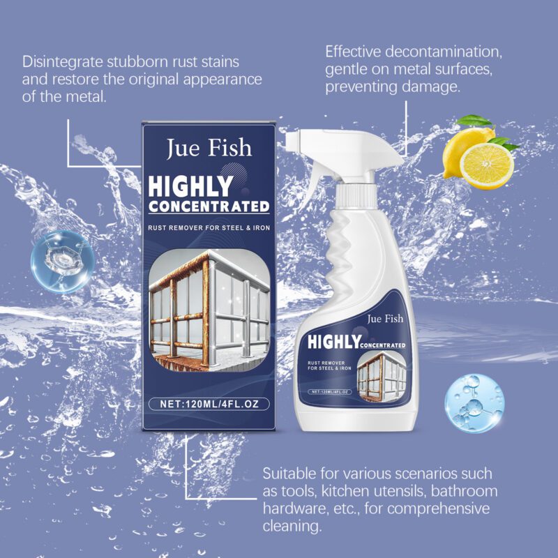 Jue-Fish Stainless Steel Rust Remover: Kitchen Utensil & Sink Cleaner, Long-Lasting - Image 4