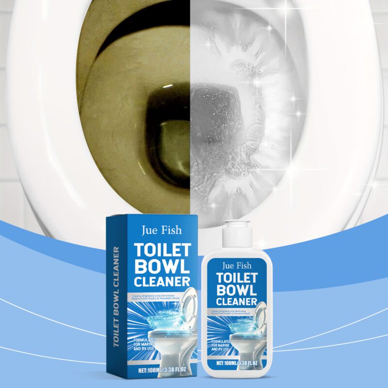Jue-Fish Toilet Cleaner: Long-Lasting Stain Remover, Ceramic Safe Household Cleaning - Image 2