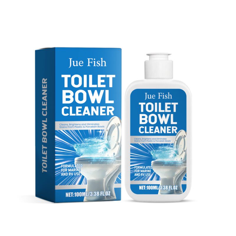 Jue-Fish Toilet Cleaner: Long-Lasting Stain Remover, Ceramic Safe Household Cleaning