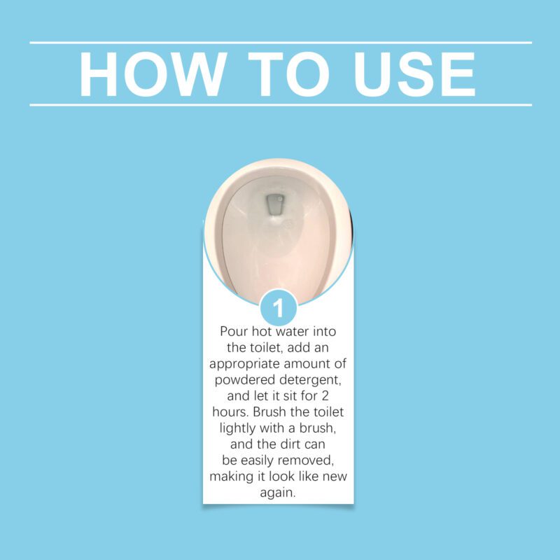 Jue-Fish Toilet Cleaner Powder: Stain Removal, Deodorizing, Long-Lasting - Image 6