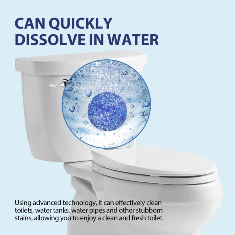 Jue-Fish Toilet Cleaner Tablets: Multi-Purpose, Long-Lasting Household Descaling Deodorizer - Image 3