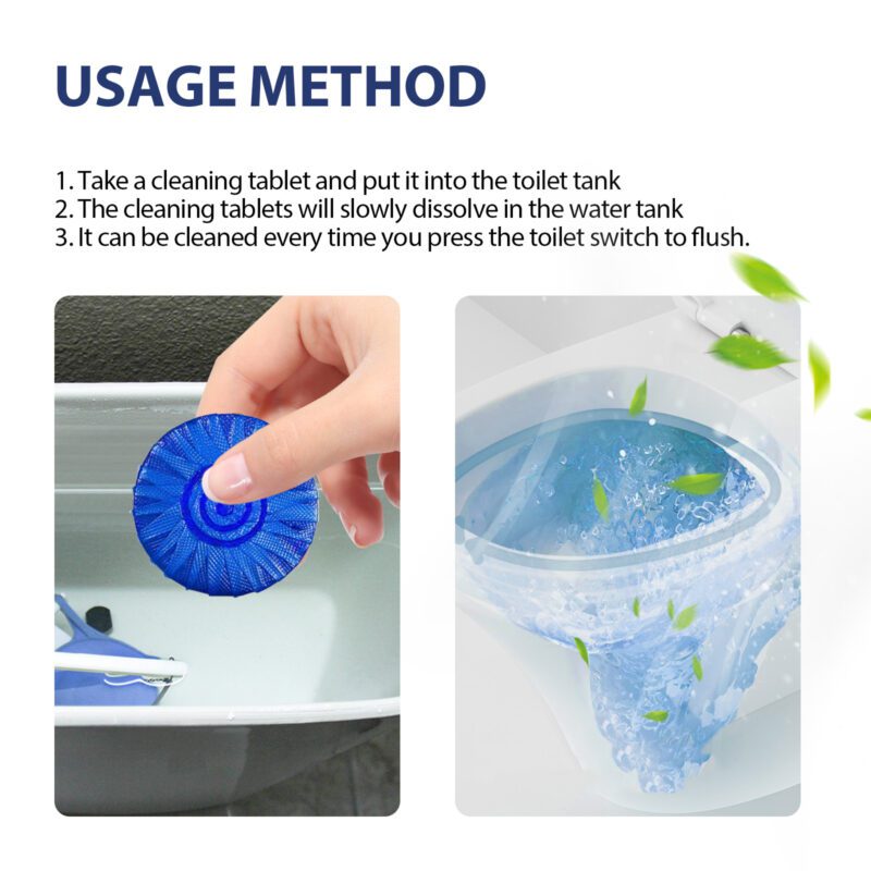 Jue-Fish Toilet Cleaner Tablets: Multi-Purpose, Long-Lasting Household Descaling Deodorizer - Image 6