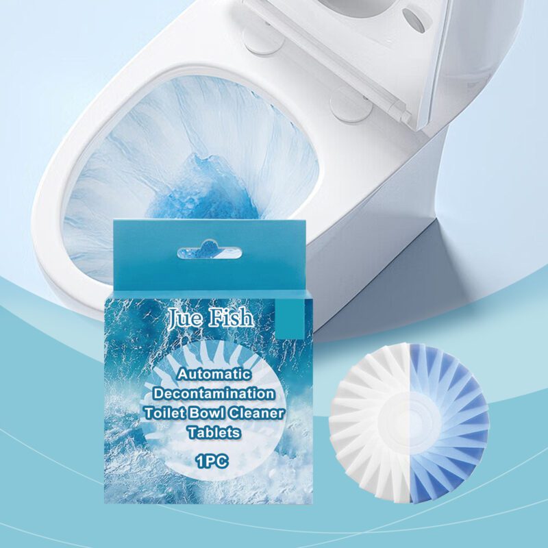 Jue-Fish Toilet Cleaning Block: Long-Lasting Odor Remover, Household Cleaner - Image 2