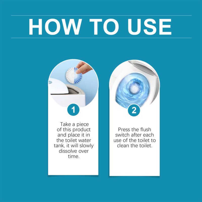 Jue-Fish Toilet Cleaning Block: Long-Lasting Odor Remover, Household Cleaner - Image 6