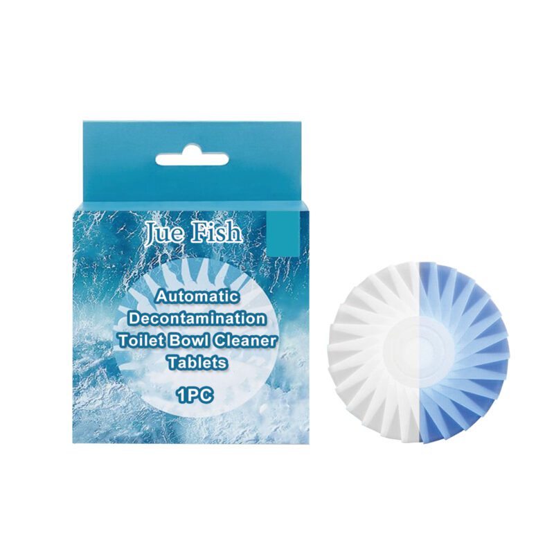 Jue-Fish Toilet Cleaning Block: Long-Lasting Odor Remover, Household Cleaner