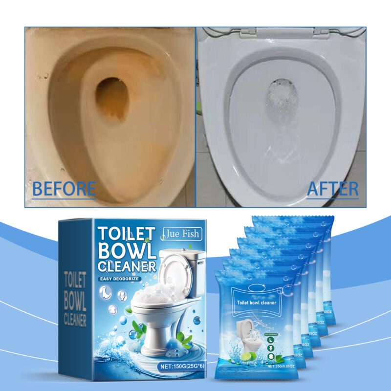 Jue-Fish Toilet Cleaning Powder: Long-Lasting, Safe Household Stain Remover - Image 2