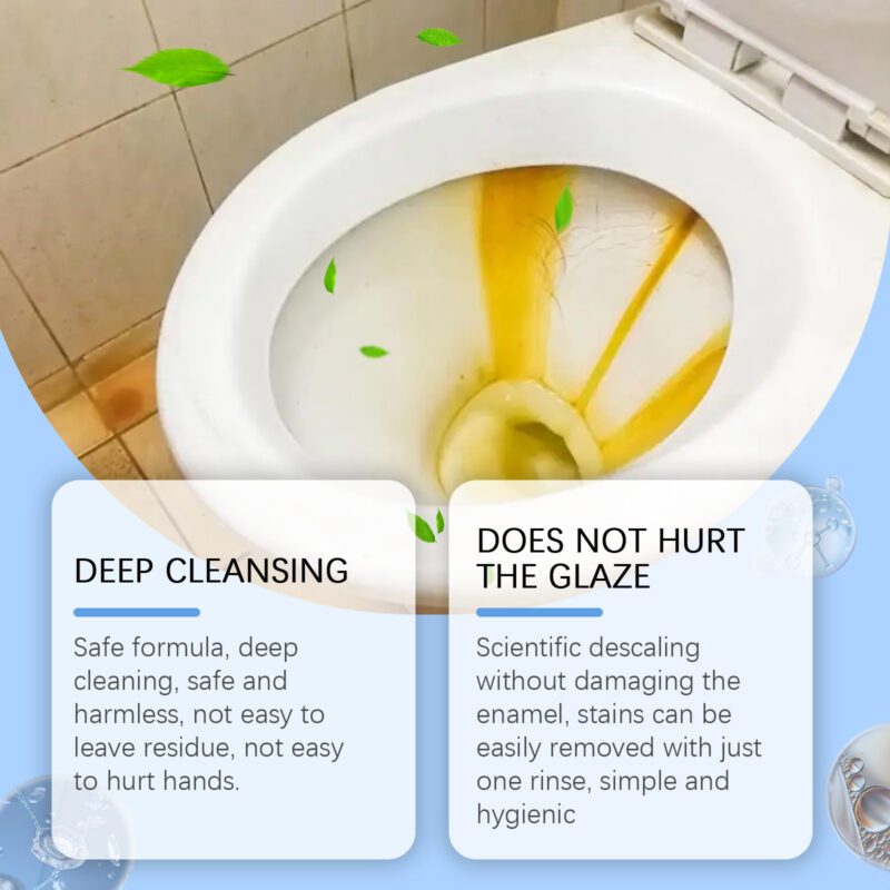 Jue-Fish Toilet Cleaning Powder: Long-Lasting, Safe Household Stain Remover - Image 3