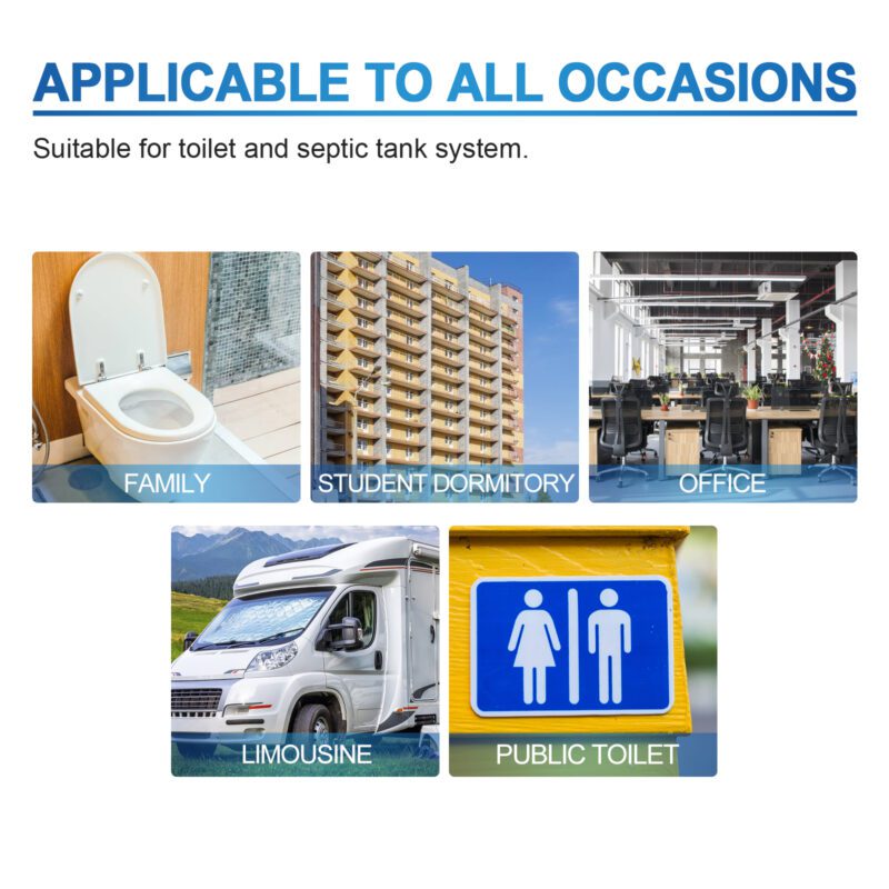 Jue-Fish Toilet Cleaning Tablets: Deodorizing, Stain Removal, Fast-Acting Household Cleaner - Image 3