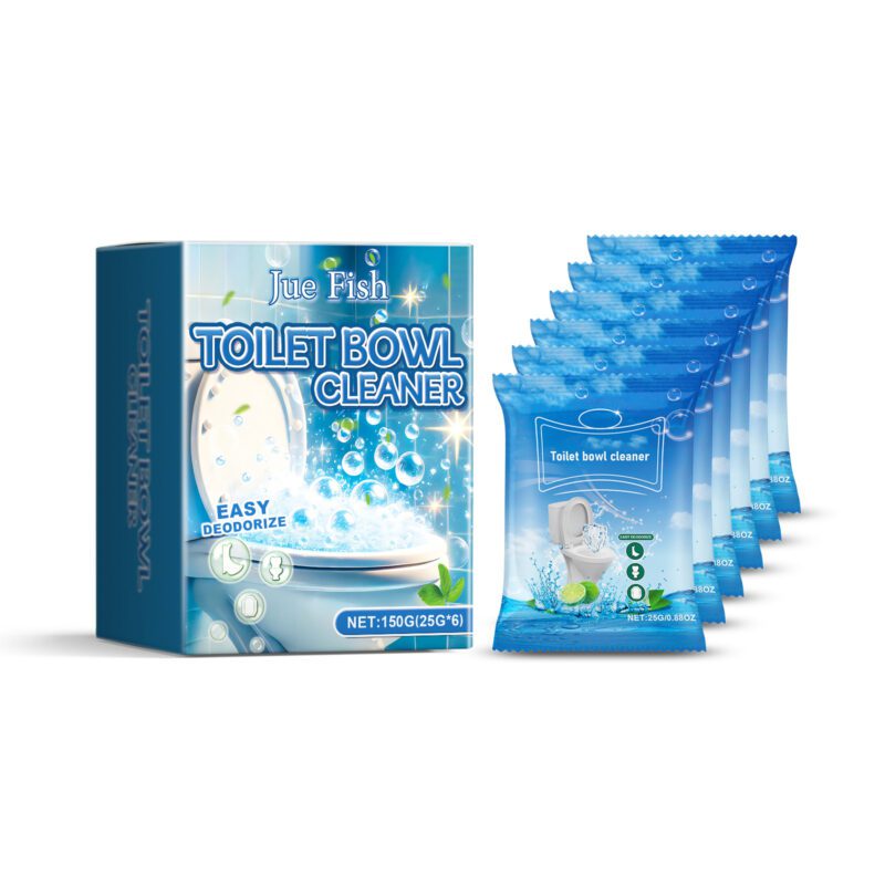 Jue-Fish Toilet Descaling Powder: Long-Lasting, Surface-Safe Household Cleaner - Image 2