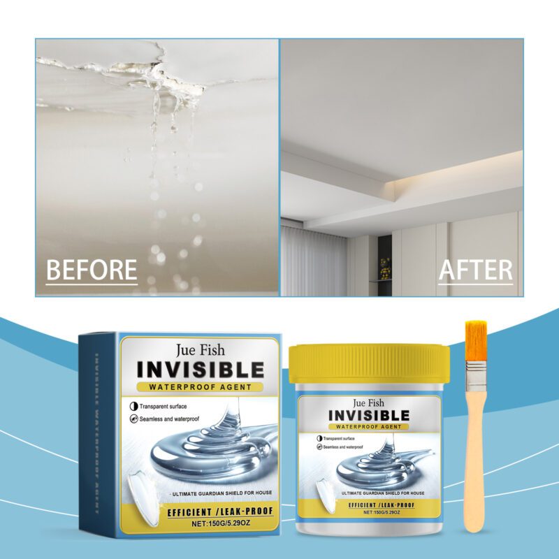 Jue-Fish Transparent Waterproof Glue: Multi-Purpose Household Sealing Adhesive for Kitchen & Bathroom - Image 2