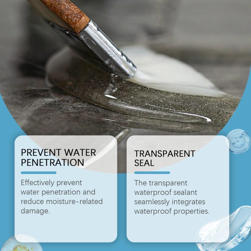 Jue-Fish Transparent Waterproof Glue: Multi-Purpose Household Sealing Adhesive for Kitchen & Bathroom - Image 3