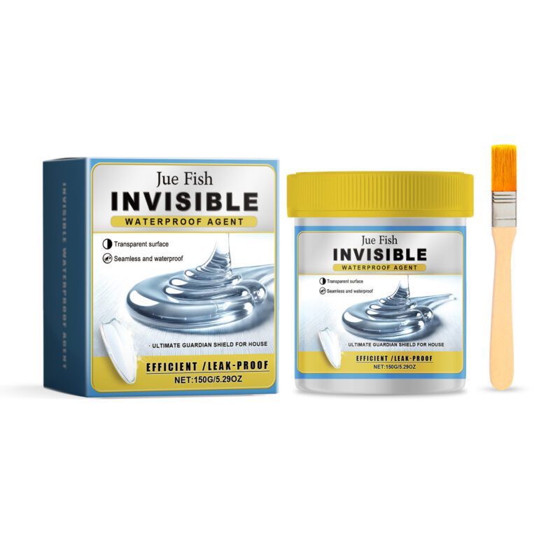 Jue-Fish Transparent Waterproof Glue: Multi-Purpose Household Sealing Adhesive for Kitchen & Bathroom