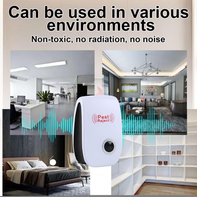 Jue-Fish Ultrasonic Pest Repeller: Plug-In Household Pest Control – Safe & Long-Lasting - Image 3