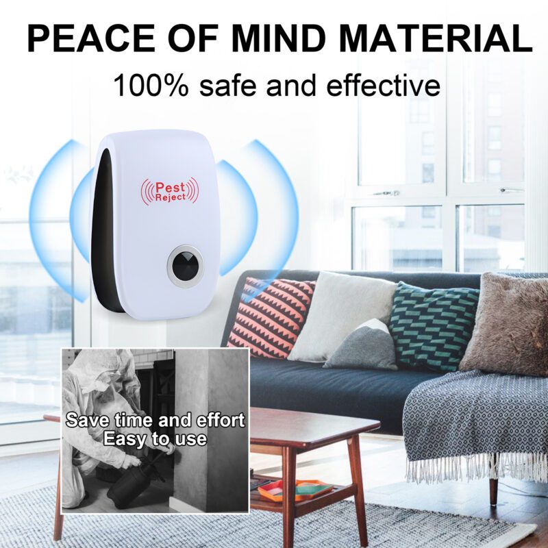 Jue-Fish Ultrasonic Pest Repeller: Plug-In Household Pest Control – Safe & Long-Lasting - Image 4