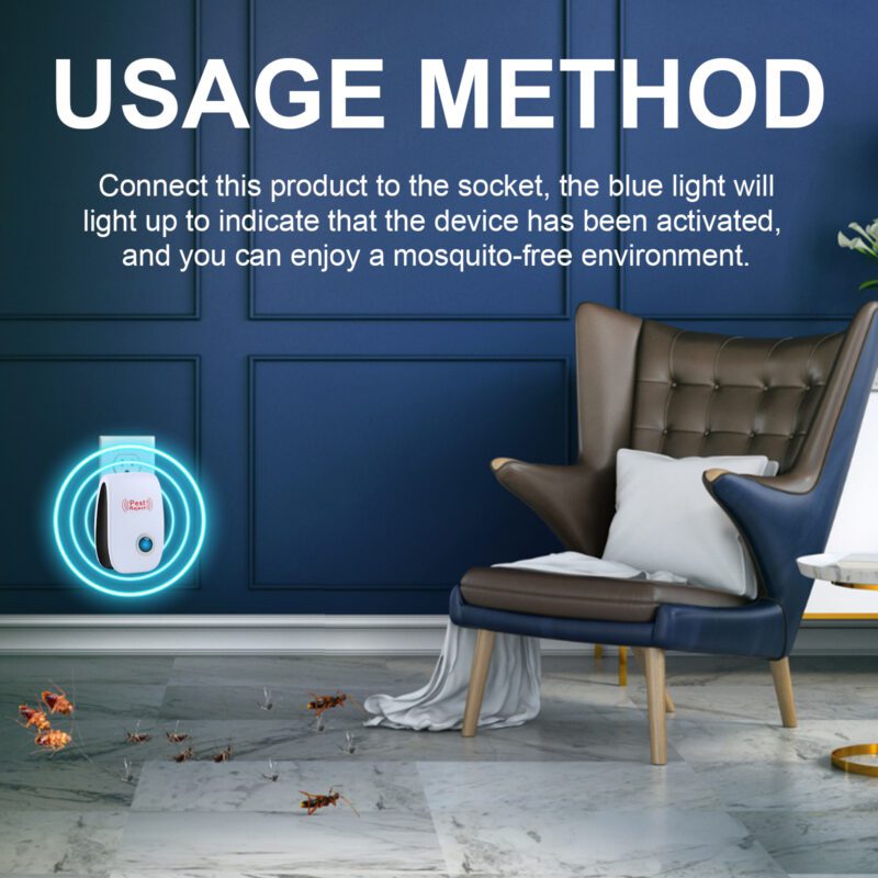 Jue-Fish Ultrasonic Pest Repeller: Plug-In Household Pest Control – Safe & Long-Lasting - Image 5
